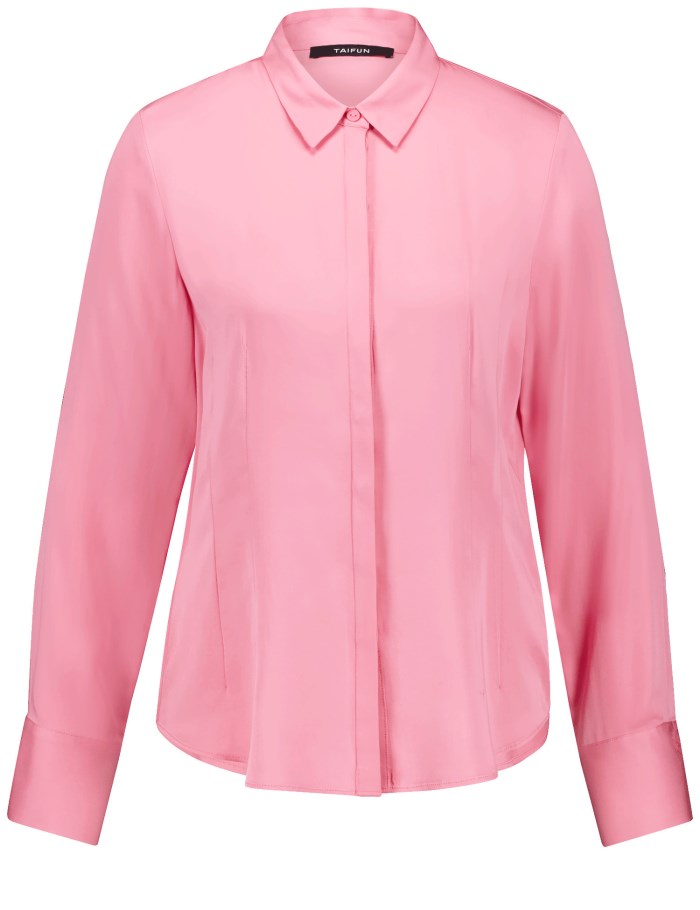 TAIFU Shirt blouse with a subtle shimmer Bluse Rosa | ZLJR8699