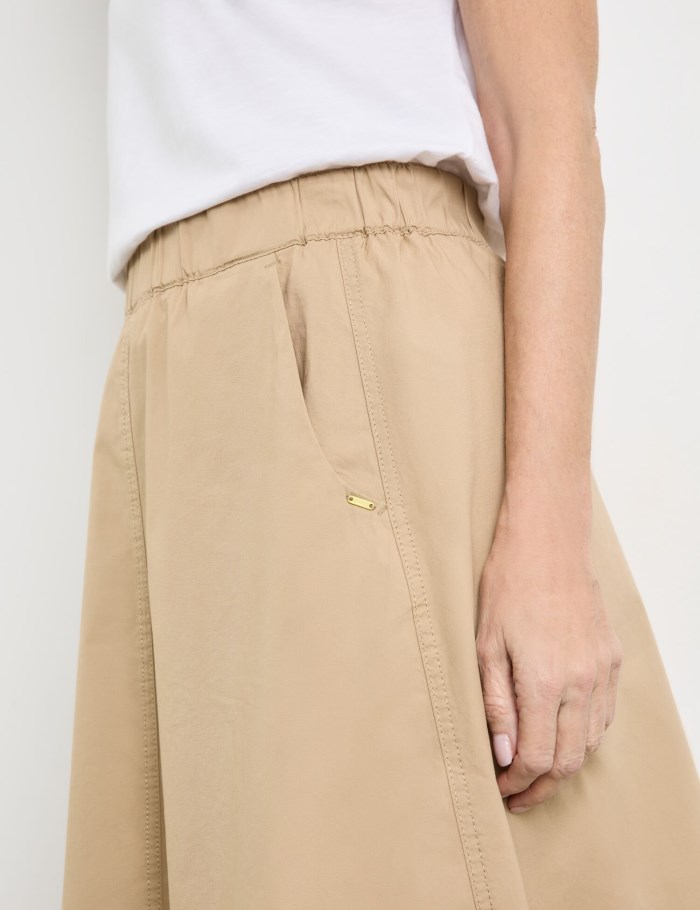 Gerry Weber Short A-line skirt Skjørt Beige | CCYH6634