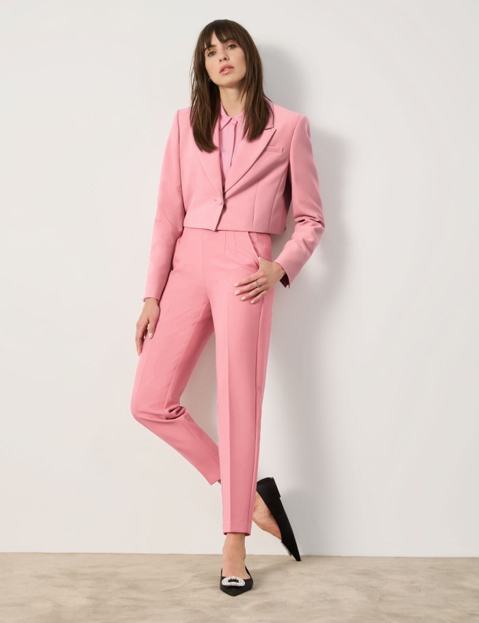 TAIFU Short blazer made of stretch fabric Blazere Rosa | ATKB0757