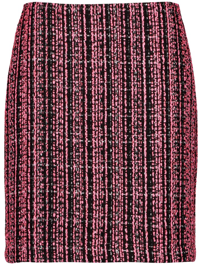 TAIFU Short skirt made of textured fabric Skjørt Rosa | YBLH3599