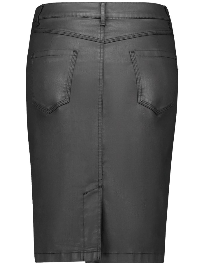 Gerry Weber Short skirt with a slightly shiny finish Skjørt Svarte | LZAF0915