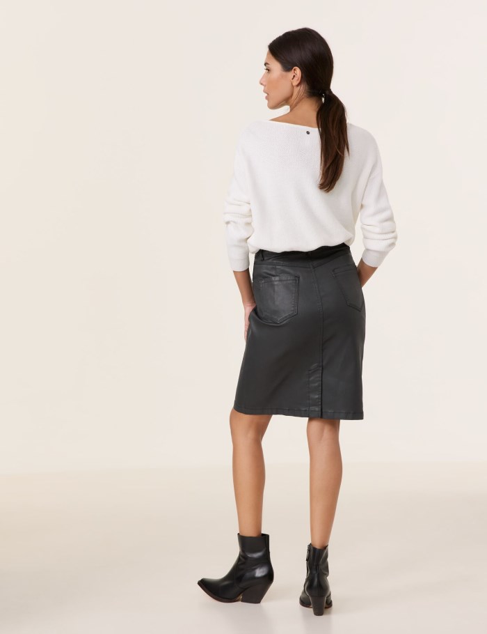 Gerry Weber Short skirt with a slightly shiny finish Skjørt Svarte | LZAF0915