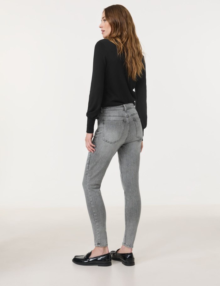 TAIFU Skinny jeans Bukser Grå | NEFE2840