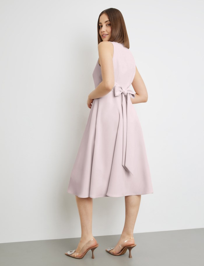 TAIFU Sleeveless dress with ties at the waist Kjole Rosa | OGCY9680