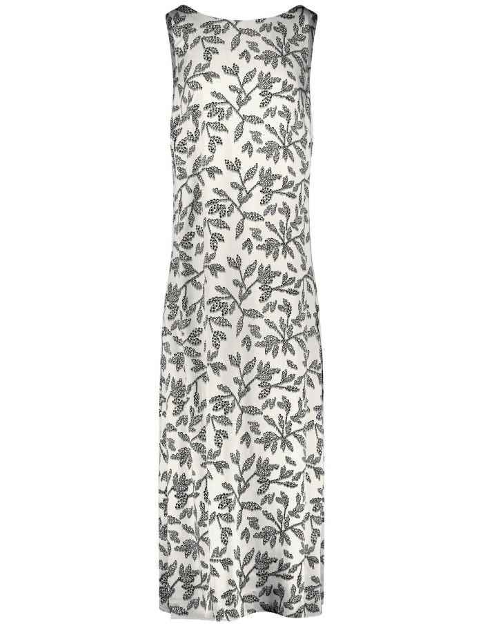 TAIFU Sleeveless maxi dress with a cut-out at the back Kjole Beige | EPZP4865