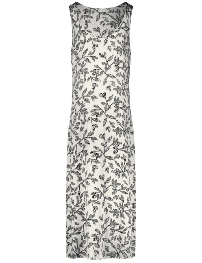 TAIFU Sleeveless maxi dress with a cut-out at the back Kjole Beige | EPZP4865