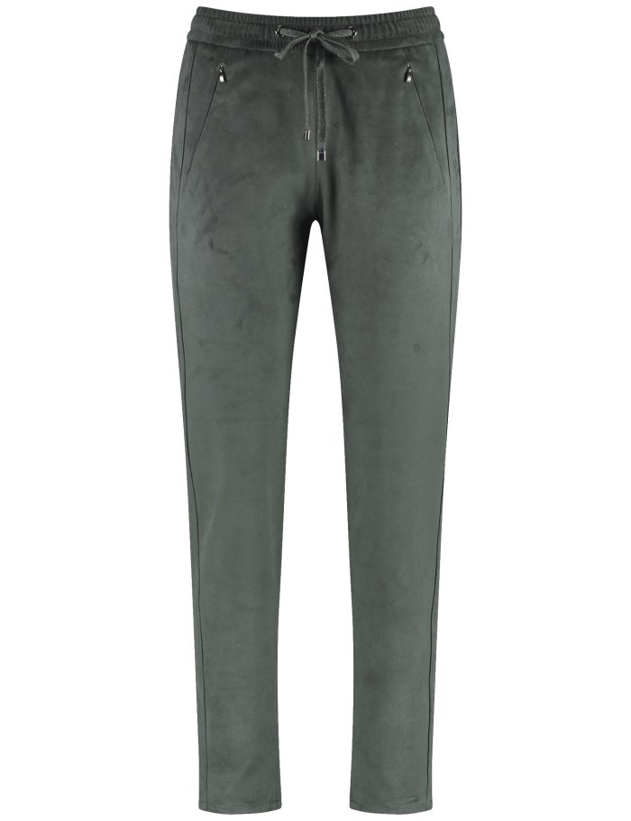 Gerry Weber Slip-on trousers KA꞉JA TRACKSUIT BOTTOMS Bukser Grønn | GKCR4483