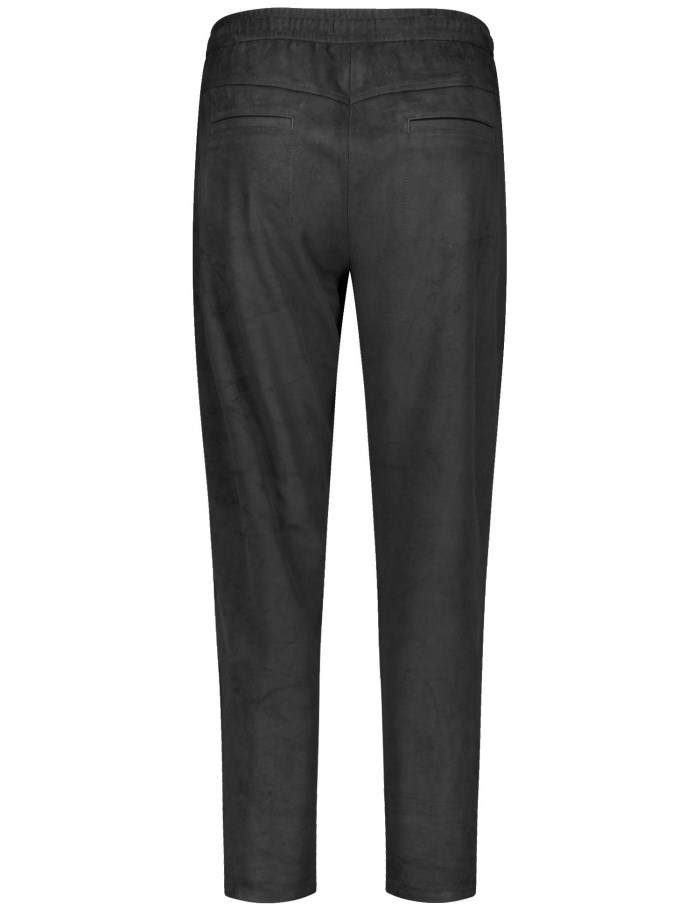 Gerry Weber Slip-on trousers KA꞉JA TRACKSUIT BOTTOMS Bukser Svarte | IQWH8151