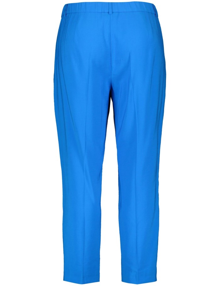 SAMOON Smart 7/8-length trousers, Greta Bukser Blå | CIRH9541