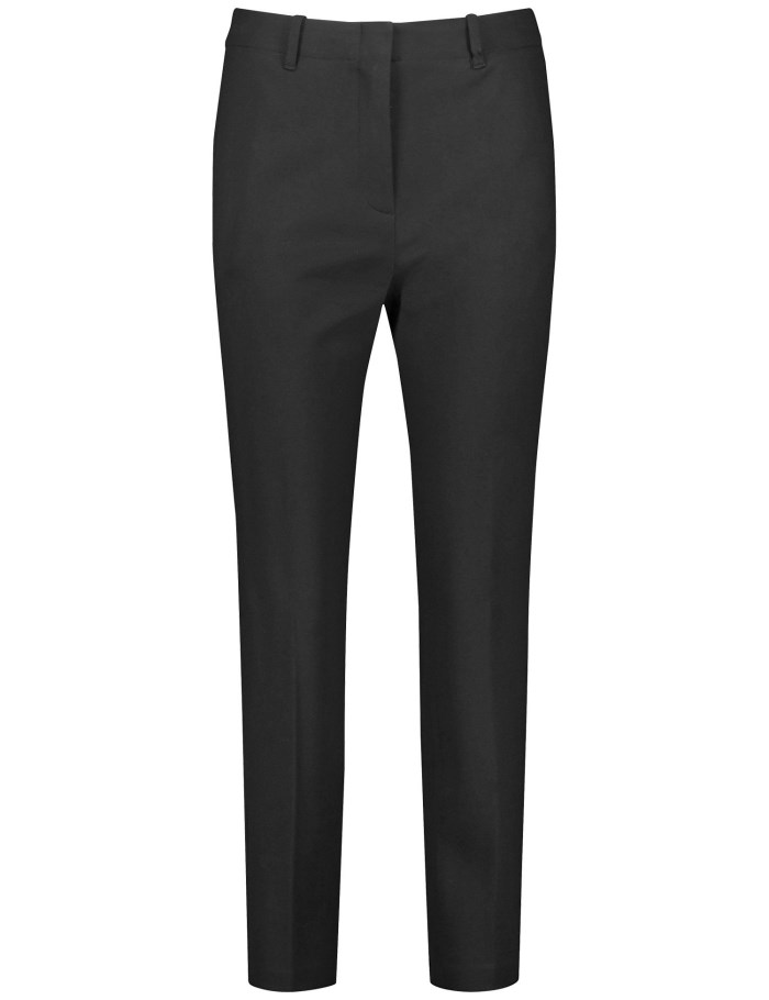 TAIFU Smart 7/8-length trousers, slim fit Bukser Svarte | QRMW6219