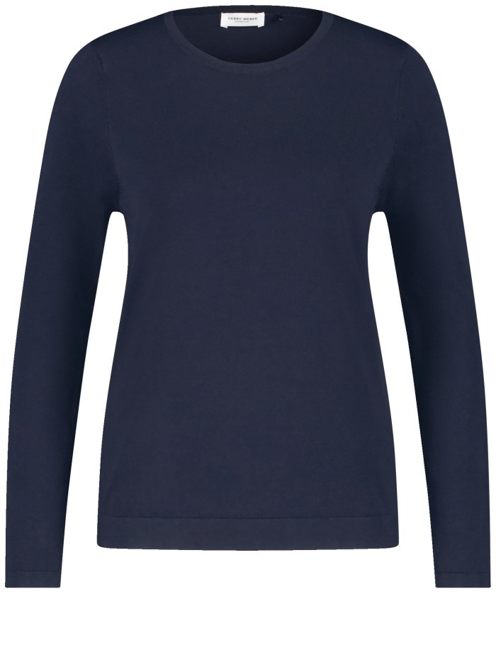 Gerry Weber Soft fine knit jumper Strikkevarer Blå | JYGQ3750