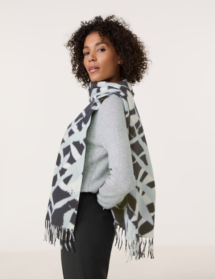 Gerry Weber Soft scarf with fringing Skjerf Multicolor | NAJV9102