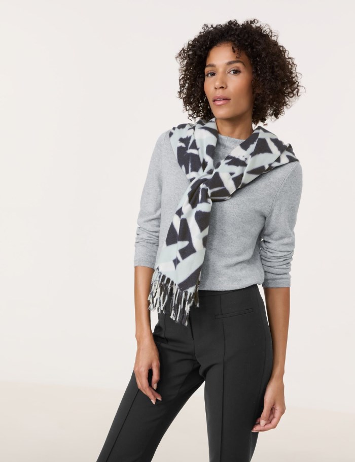 Gerry Weber Soft scarf with fringing Skjerf Multicolor | NAJV9102