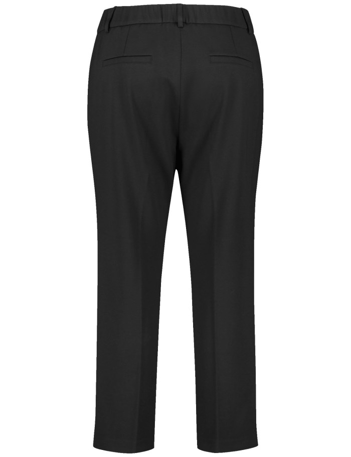 SAMOON Sophisticated 7/8-length trousers, Greta Bukser Svarte | GZNS2362