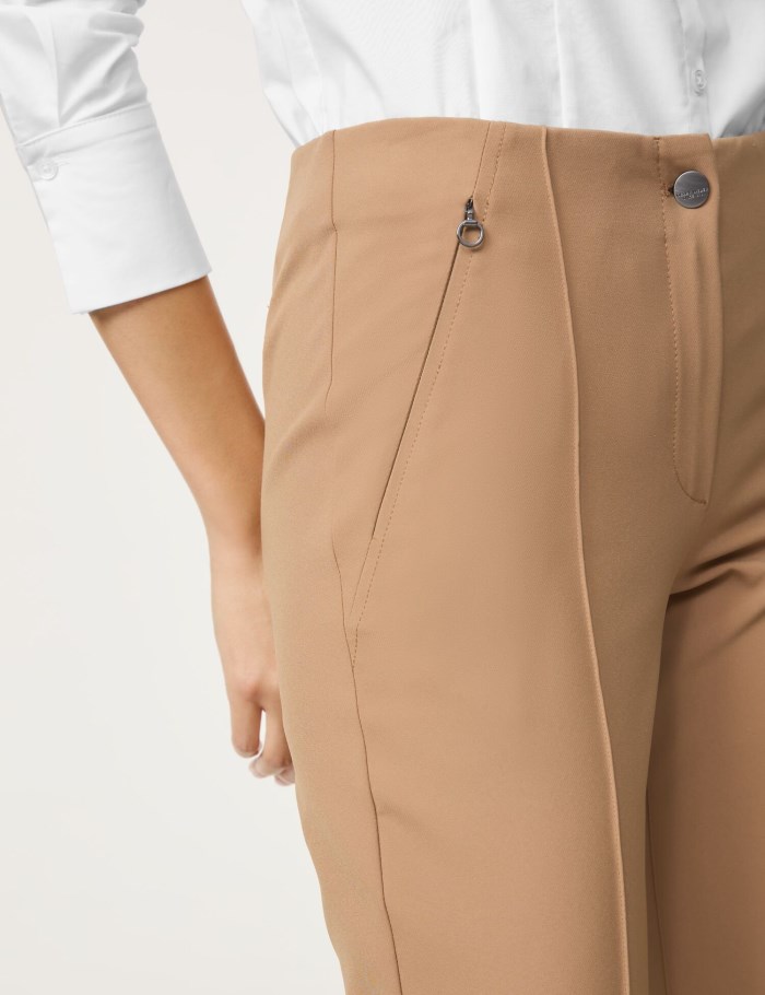 Gerry Weber Stretch trousers SAN꞉YA SKINNY FIT Bukser Brune | QTIX7664