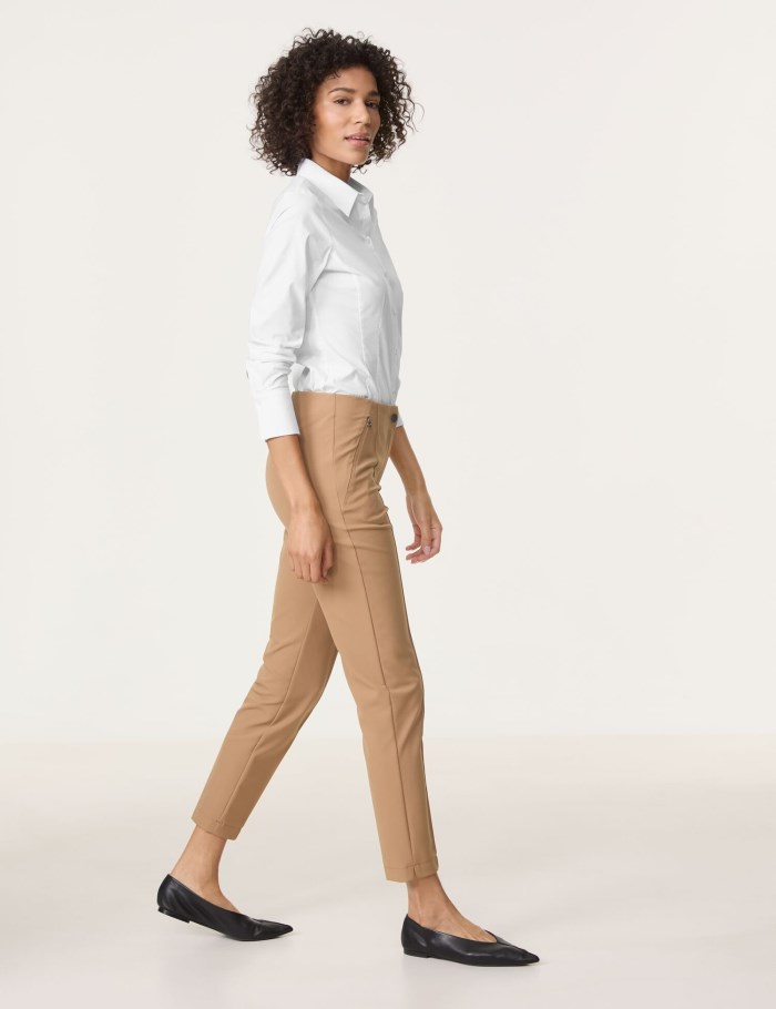 Gerry Weber Stretch trousers SAN꞉YA SKINNY FIT Bukser Brune | QTIX7664