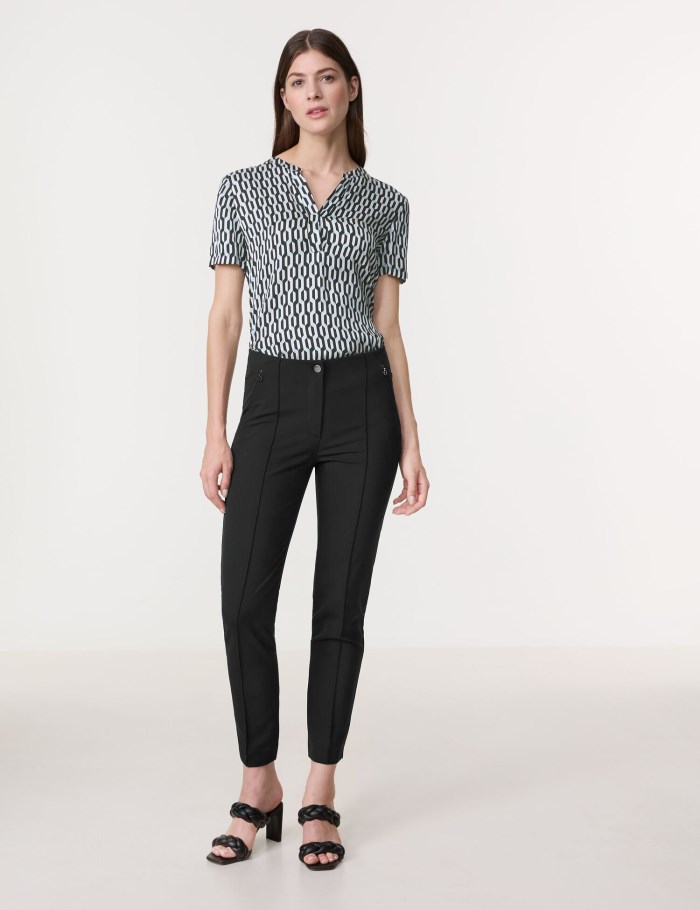 Gerry Weber Stretch trousers SAN꞉YA SKINNY FIT Bukser Svarte | VKLU6002