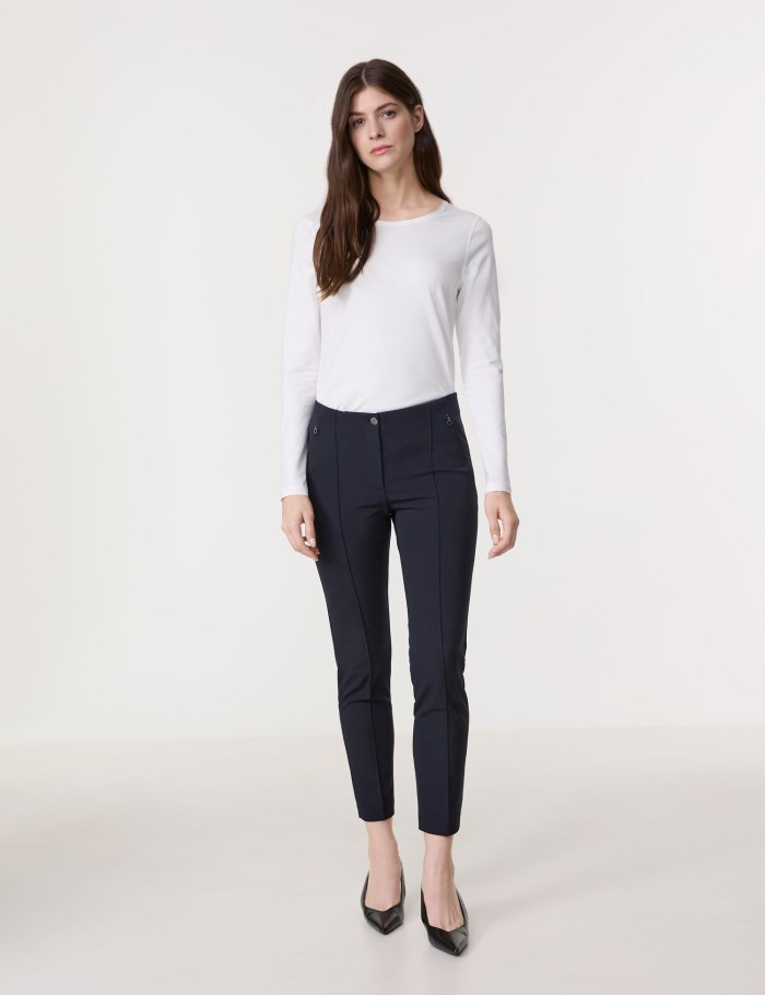 Gerry Weber Stretch trousers SAN꞉YA SKINNY FIT Bukser Blå | HPCC6235