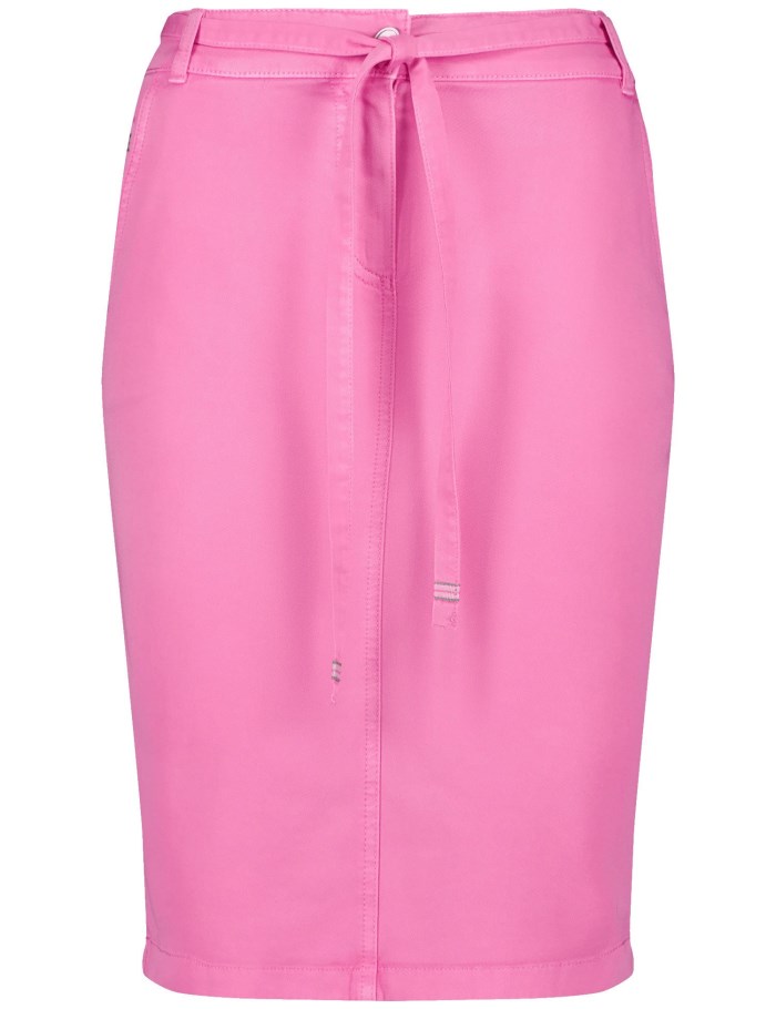 Gerry Weber Stylish skirt with a kick pleat Skjørt Rosa | ATPL0359