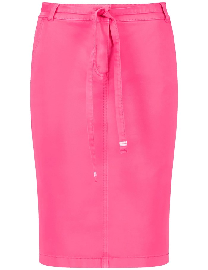 Gerry Weber Stylish skirt with a kick pleat Skjørt Rosa | UJSA0453