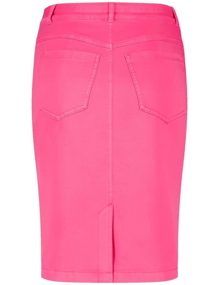 Gerry Weber Stylish skirt with a kick pleat Skjørt Rosa | UJSA0453