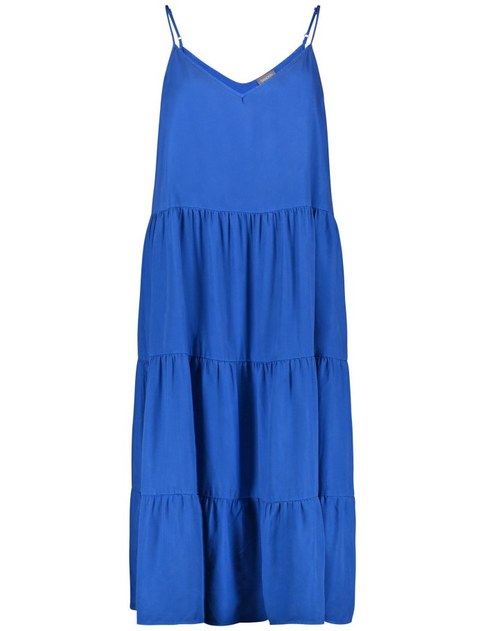 SAMOON Summer dress made of TENCEL™ lyocell Kjole Blå | VPJZ3031