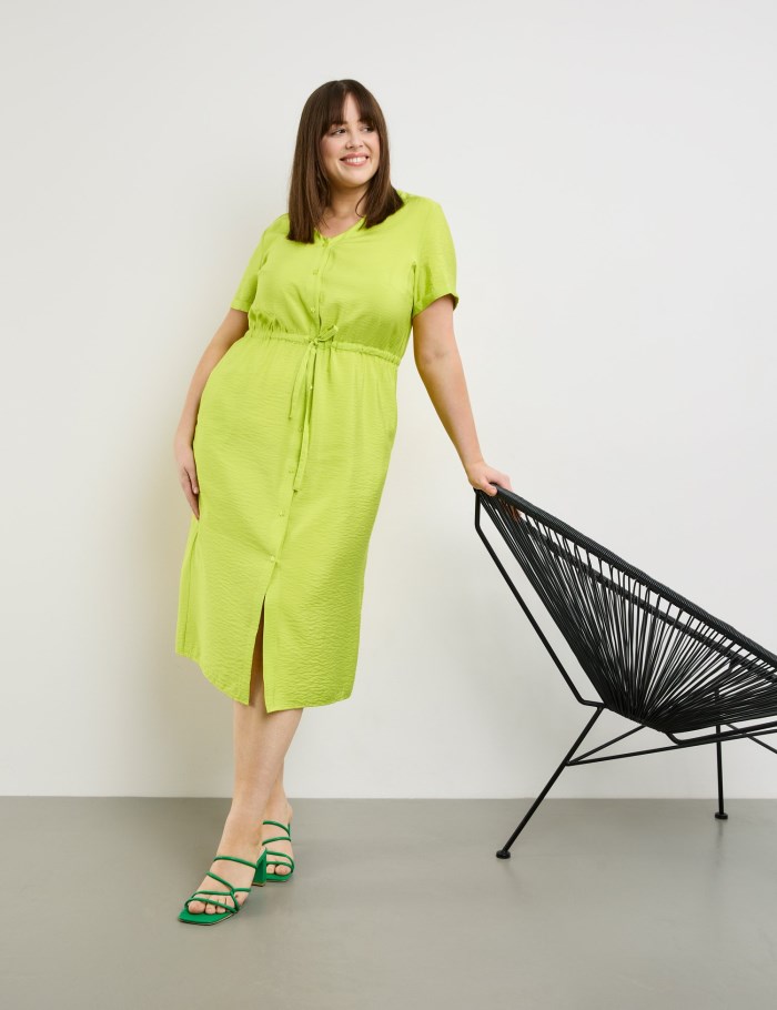 SAMOON Summer midi dress Kjole Grønn | AWKY0375