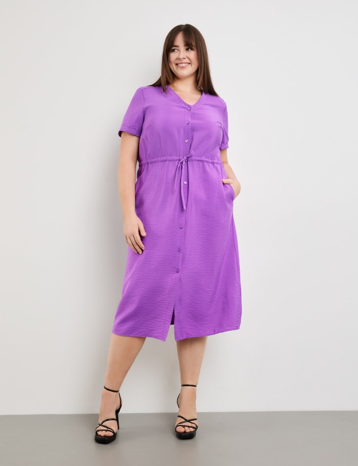 SAMOON Summer midi dress Kjole Lilla | JNIY7025