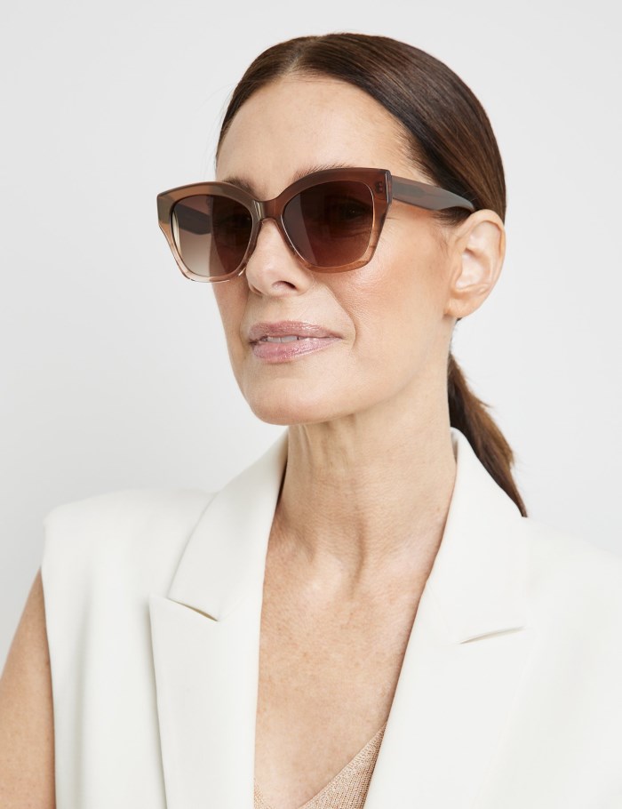 Gerry Weber Sunglasses with wide frames Solbriller Brune | NFWA6852