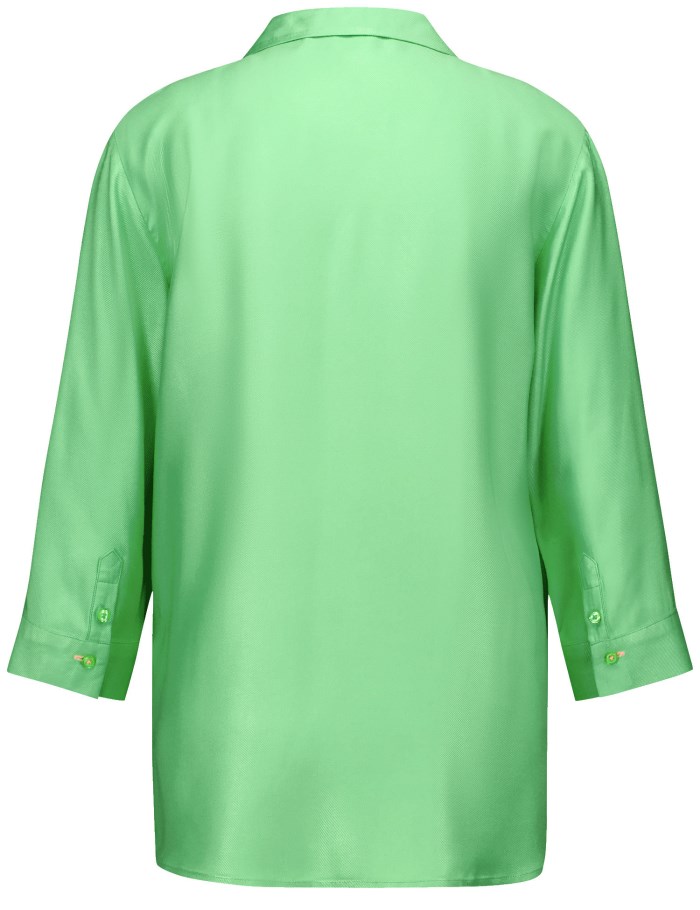 Gerry Weber Sustainable blouse top with 3/4-length sleeves Bluse Grønn | YQFM7234