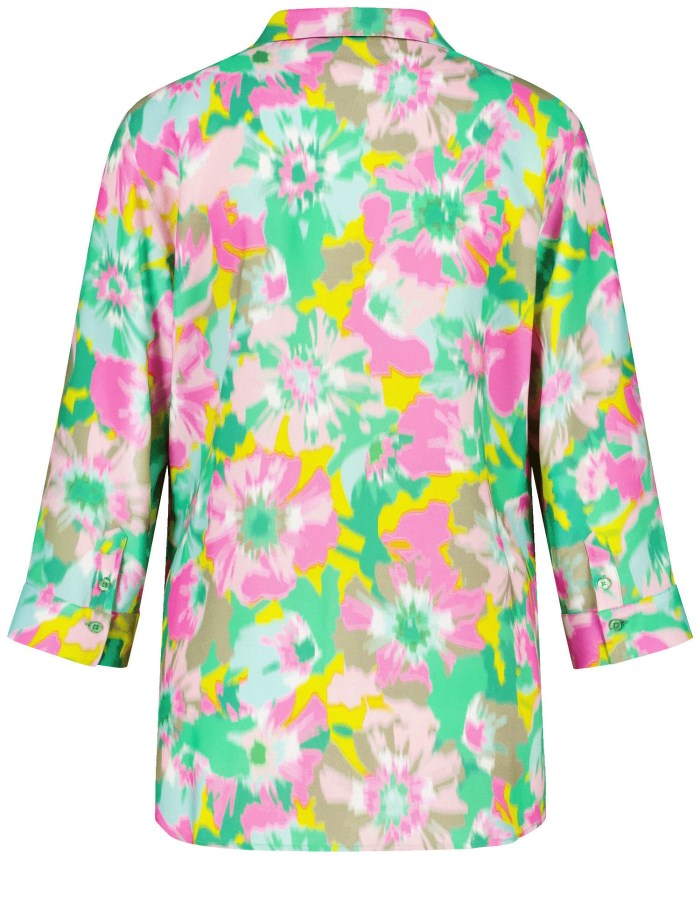 Gerry Weber Sustainable blouse with 3/4-length sleeves Bluse Multicolor | HBPL0846