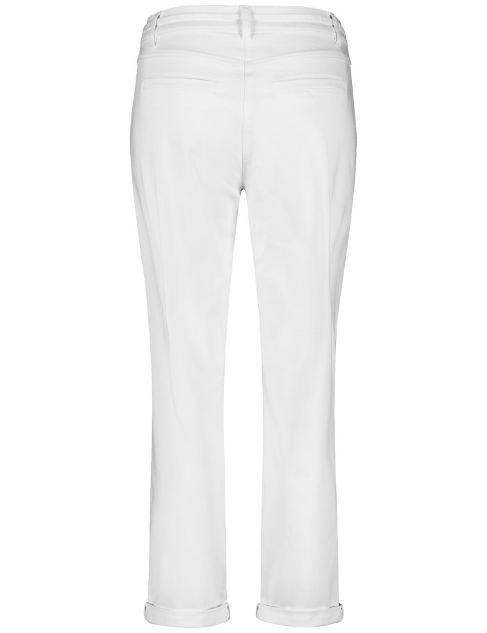 Gerry Weber Sustainable trousers KES꞉SY CHINO Bukser Hvite | ZCOW4411