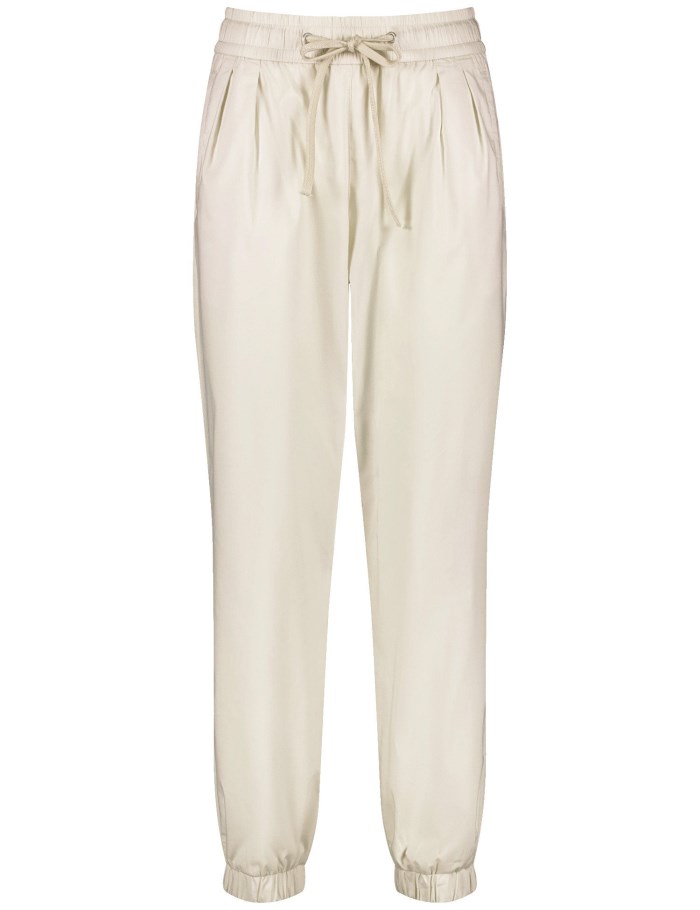 Gerry Weber Tracksuit bottoms KA꞉JA JOGG PANT Bukser Beige | LTEK0332