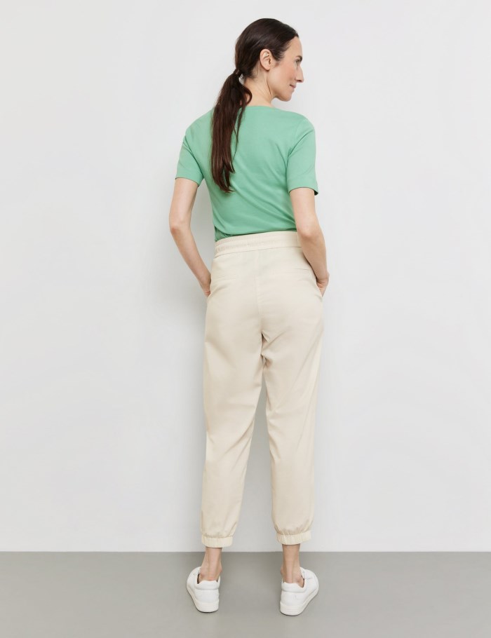 Gerry Weber Tracksuit bottoms KA꞉JA JOGG PANT Bukser Beige | LTEK0332